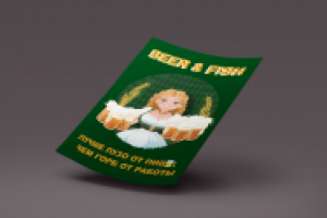 Листовка для пивного бара