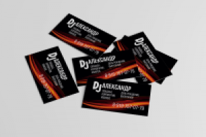 Визитки для диджея