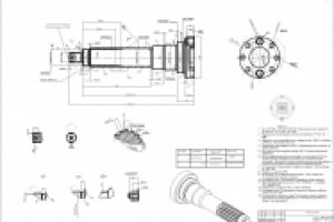 Задний вал отбора мощности