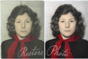 Обработка старой фотографии