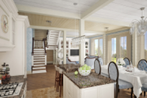 Интерьер. Дом из Бруса