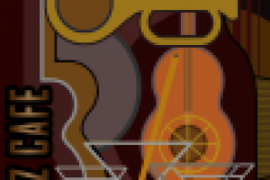 Плакат ресторана Jazz cafe