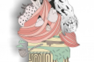 Кекс (рисунок с шаблона)