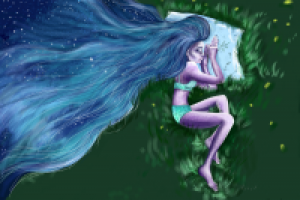 sleeping girl