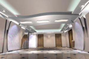 Интерьер холла кафе