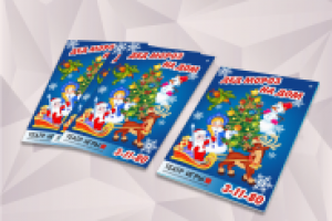 Дед мороз на дом. Листовка