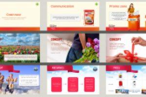 По три слайда из трёх презентаций