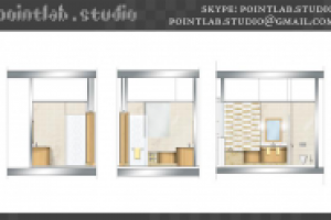 Апартаменты - Развертки стен - 2010 год