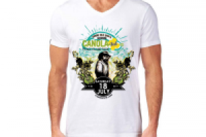 принт на футболку для Canola Fest