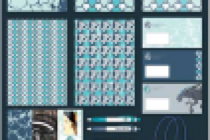 Фирменный стиль для коллекции причесок стилиста