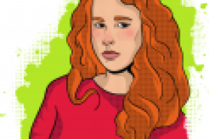 Иллюстрация в стиле pop art