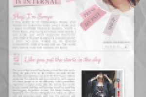 Дизайн блога для Sonya Esman