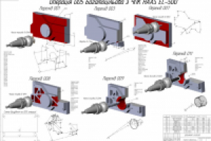 Технологические переходы обработки детали