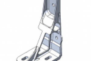 Модель авиационного кронштейна