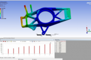 Расчет собственных частот поворотного кулака гоночного болида