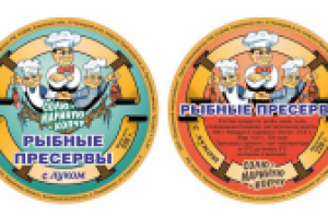 Этикетка на пресервы рыбные