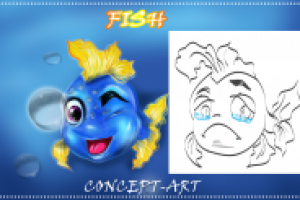 concept art fish
