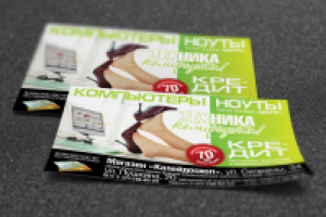 Серия плакатов и флаеров