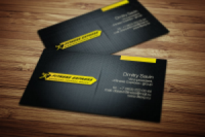 Визитка для фитнесс центра