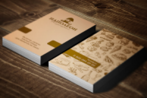 Визитка для кондитерской "Наполеон"