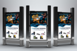 Рекламные баннеры для компьютерной фирмы