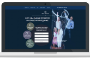 Лендинг для шоу мыльных пузырей