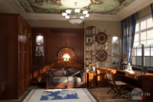 Дизайн и визуализация интерьера квартиры. Детская комната