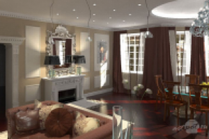 Интерьер гостиной комнаты