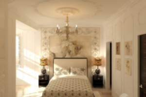 Дизайн и визуализация интерьера квартиры. Спальная комната