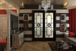 Дизайн и визуализация квартиры в стиле Ар-деко