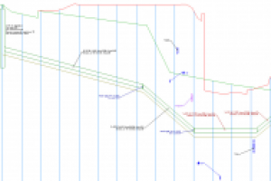 Продольный профиль по трассе слаботочки