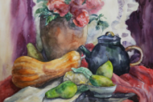 Натюрморт акварелью
