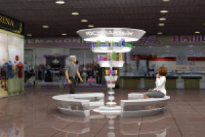 Выставочный стенд для компании "РОСВУЗДИЗАЙН"