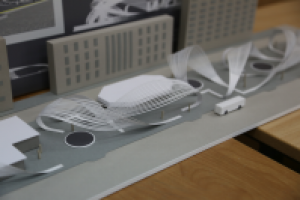 Макет остановочного комплекса