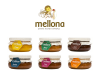 Логотип, дизайн этикетки Mellona