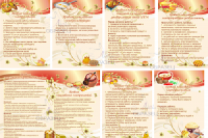 Стенды на кухню