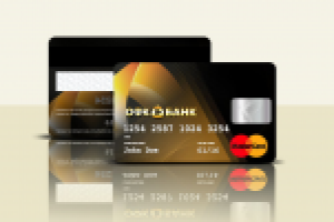 Дизайн пластиковой карты для ОФК Банка