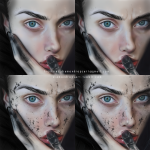 Hyperrealism Portrait Wip