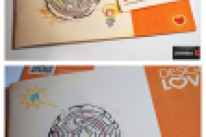 Featured on Creattica | Cover for my own Portfolio Book