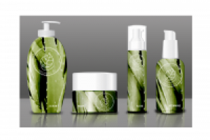 Фирменный стиль для растительной косметики "Green leaf"