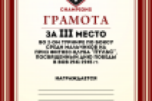 разработка грамоты для турнира по боксу