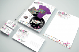 Основные элементы фирменного стиля для агентства праздников