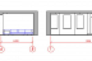 Развёртка стен гостиной комнаты