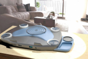 Визуализация охлаждающей подставки под ноутбук