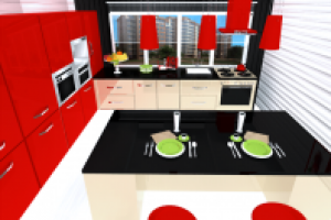 3d моделирование кухни