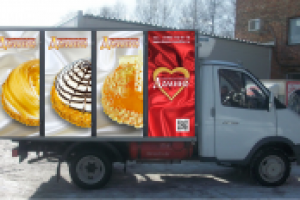 Реклама на авто, кондитерская компания (2)