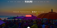 Дизайн landing page для The Bali Bible