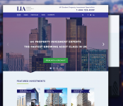 Дизайн главной страницы London Investment Agents