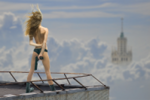 Титек все равно не видно