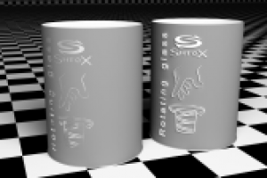 подарочная туба для хрустальных стаканов